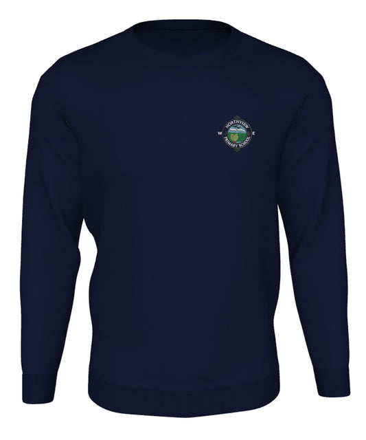 Northview Primary School - Navy - Crew Neck PE Sweatshirt - School Uniform Shop