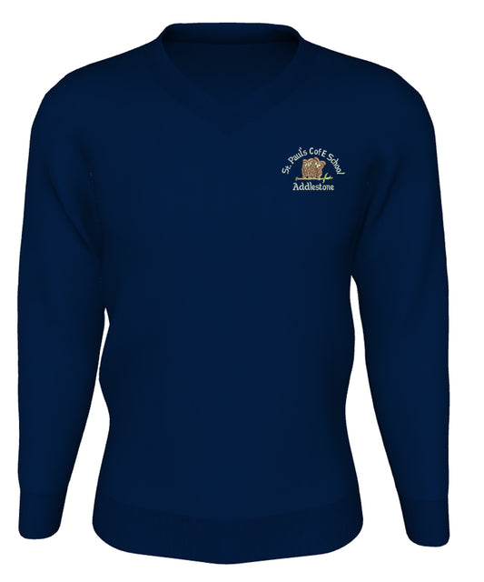 St Paul's C of E Primary School - Knitted Jumper - School Uniform Shop