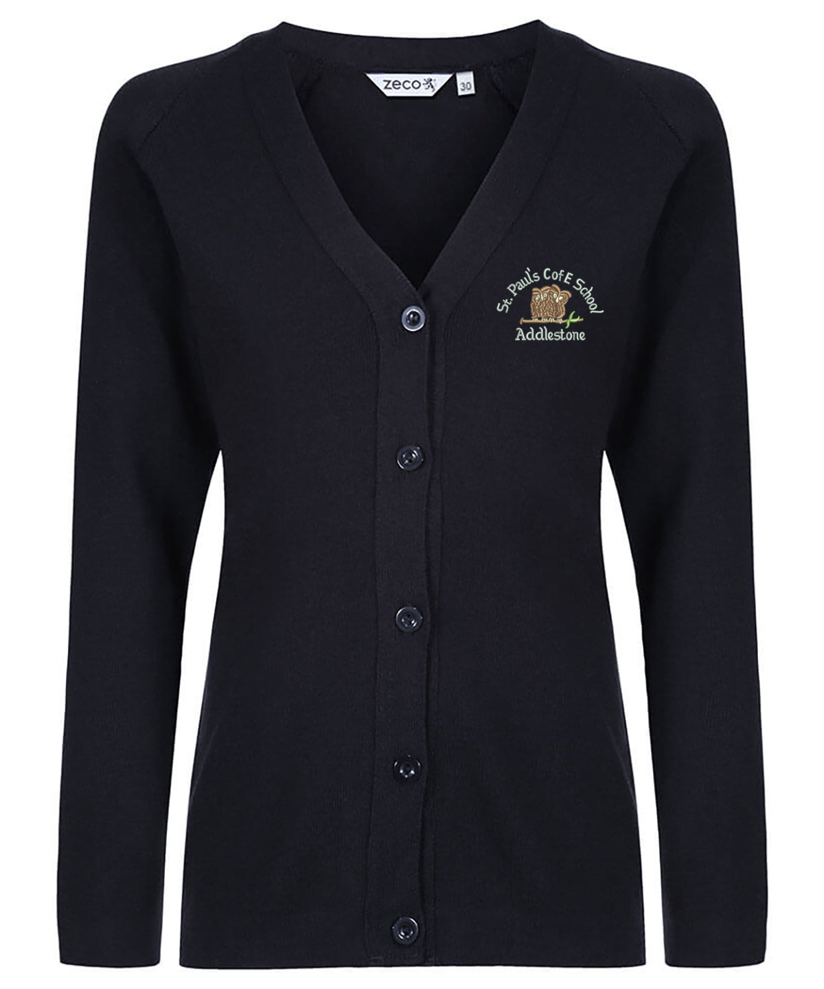 St Paul's C of E Primary School - Knitted Cardigan - School Uniform Shop
