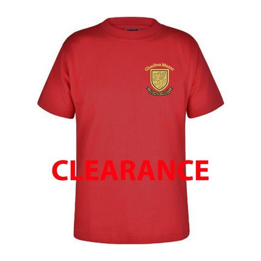 Charlton Manor Primary School - Unisex Cotton T-Shirt- Red