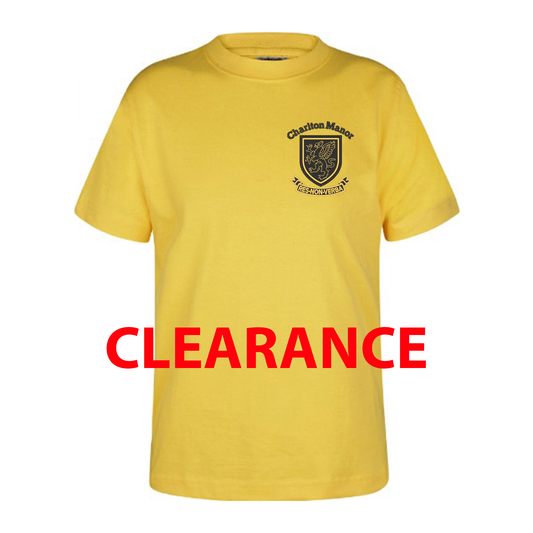 Charlton Manor Primary School - Unisex Cotton T-Shirt - Gold