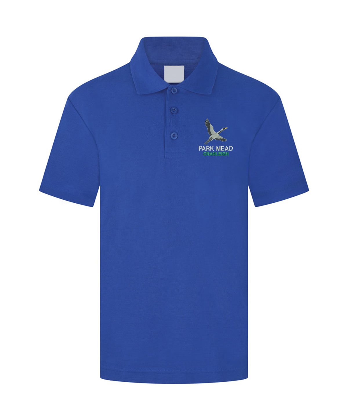 Park Mead Primary School Polo Shirt Green logo Earth Uniform