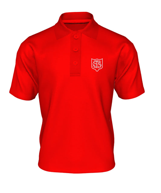 St Joseph's Primary School Linlithgow - Red Polo Shirt - School Uniform Shop