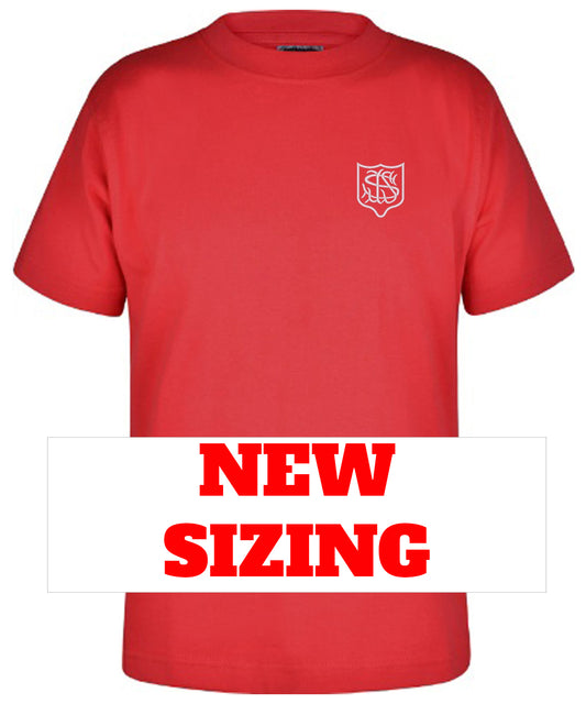 St Joseph's Primary School Linlithgow - Cotton Unisex T-Shirt - Red