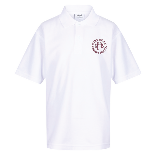 Portmoak Primary School - White Polo Shirt