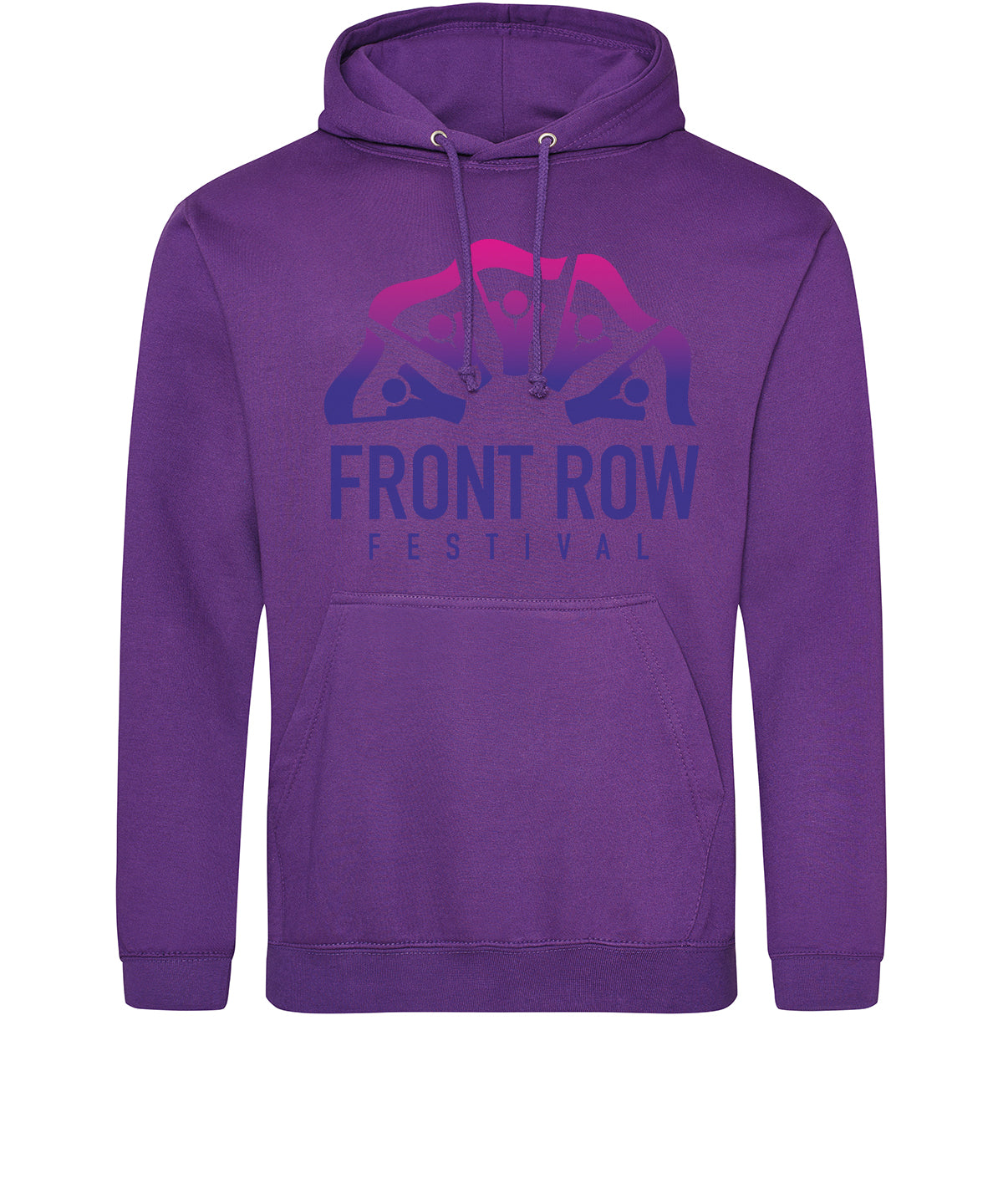 Adult Hoodie in purple - Front Row Festival