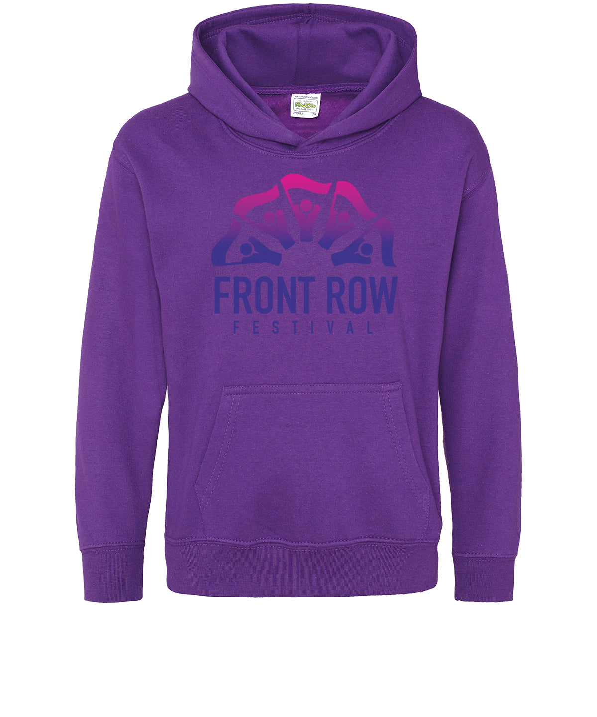 Children's Hoodie in purple - Front Row Festival