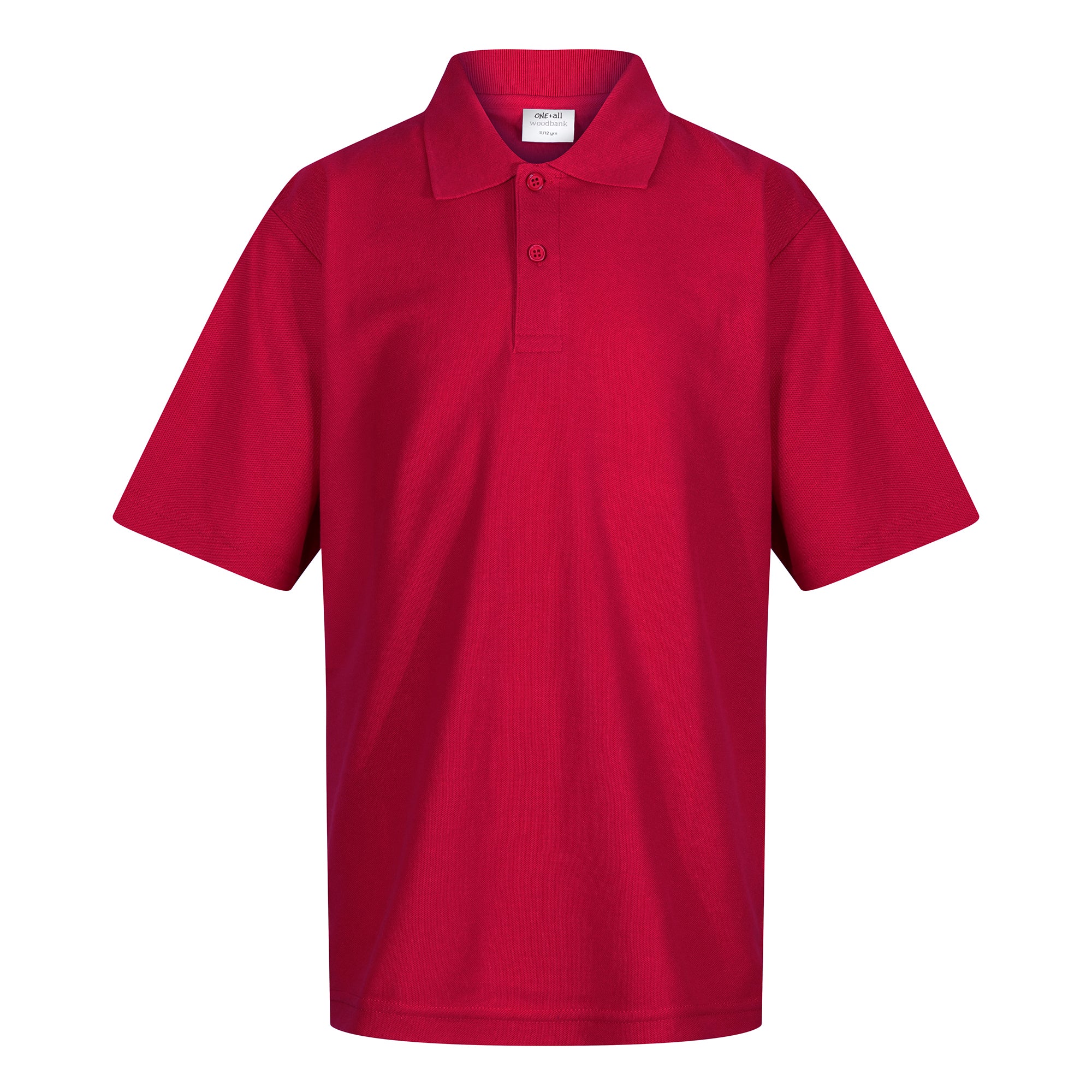 Red Emblem Polo Tee Unisex