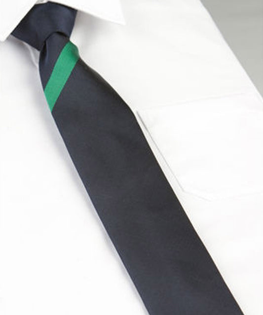 The Emmbrook School - Standard Tie - Navy / Green (Saturn) - School Uniform Shop