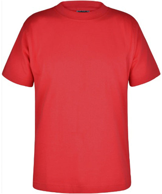 Red - Unisex Cotton T-Shirt - School Uniform Shop