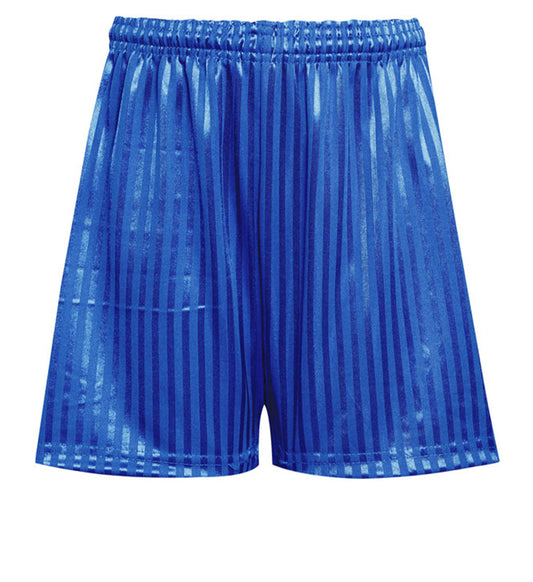 Royal Blue - Sports Shorts - Shadow Stripe - School Uniform Shop