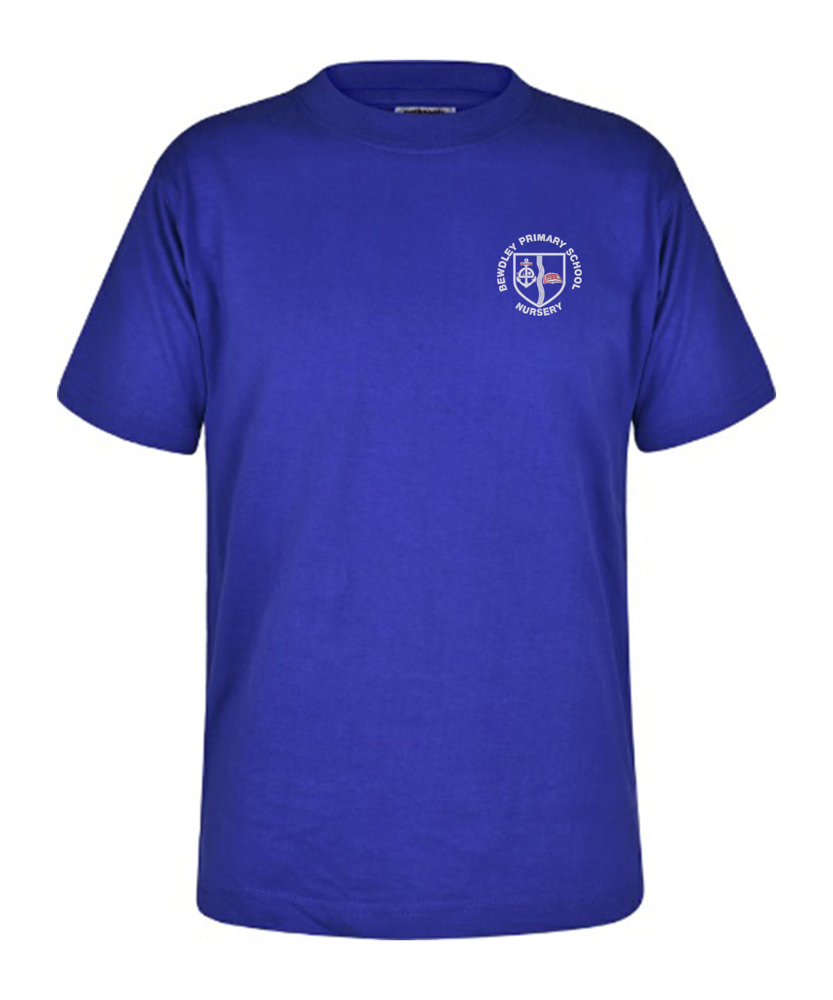 Bewdley Primary School - Nursery Only - Unisex Cotton T-Shirt - Royal Blue