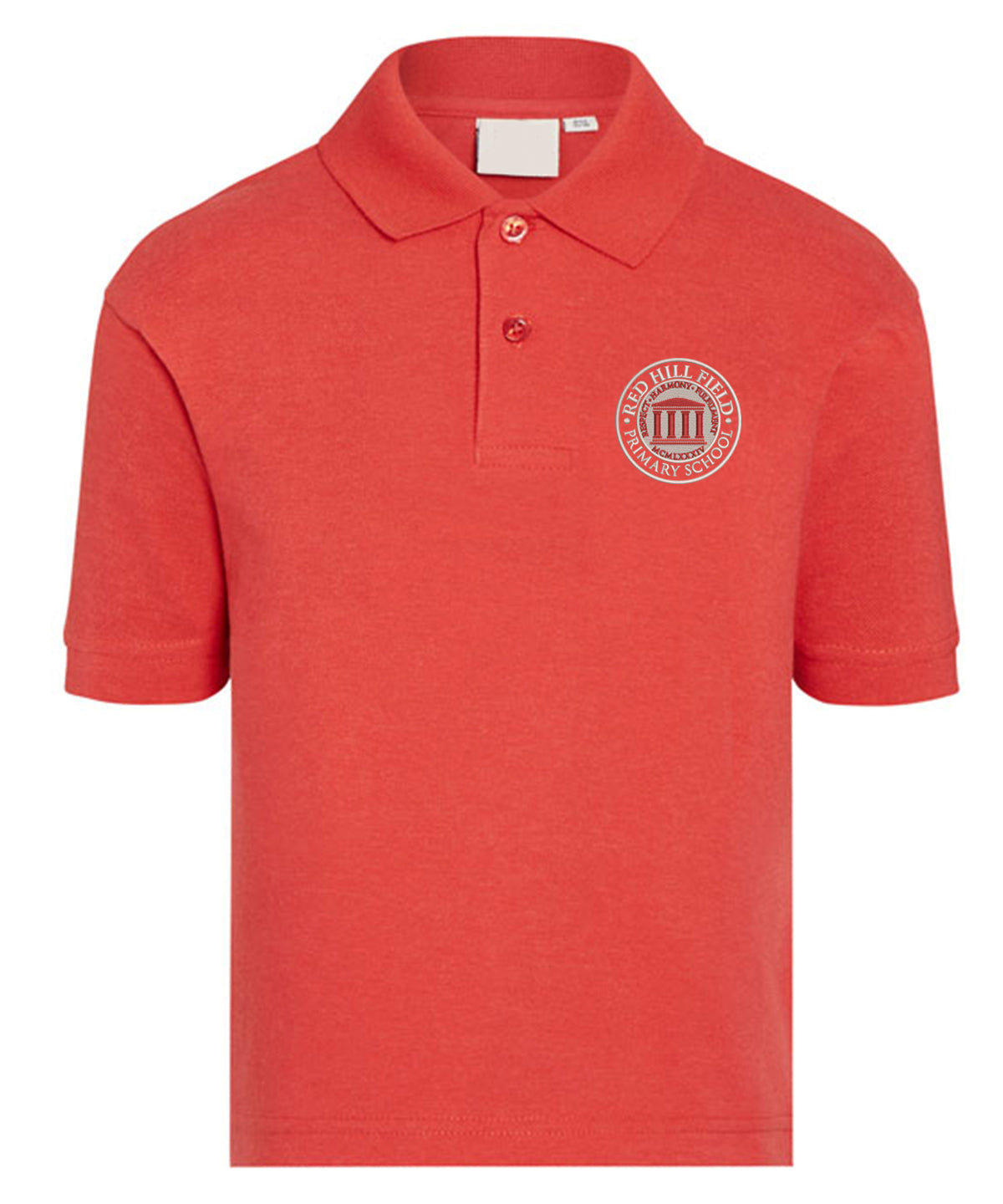 Red Hill Field Primary - Red Polo Shirt