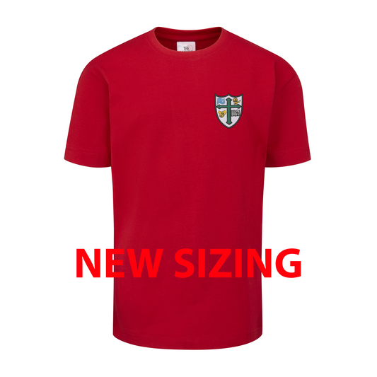 Highcliffe St. Mark Primary School - Unisex Cotton T-Shirt - Red