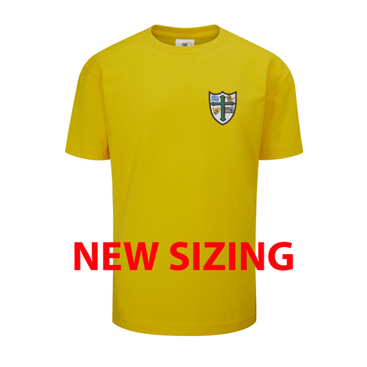 Highcliffe St. Mark Primary School - Unisex Cotton T-Shirt - Yellow