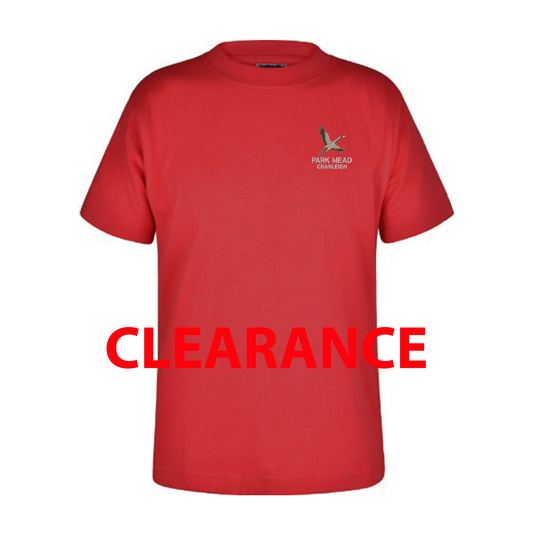 Park Mead Primary School - Unisex Cotton T-Shirt - Red