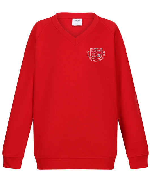 Barley Hill Primary School - V-Neck Sweatshirt - School Uniform Shop