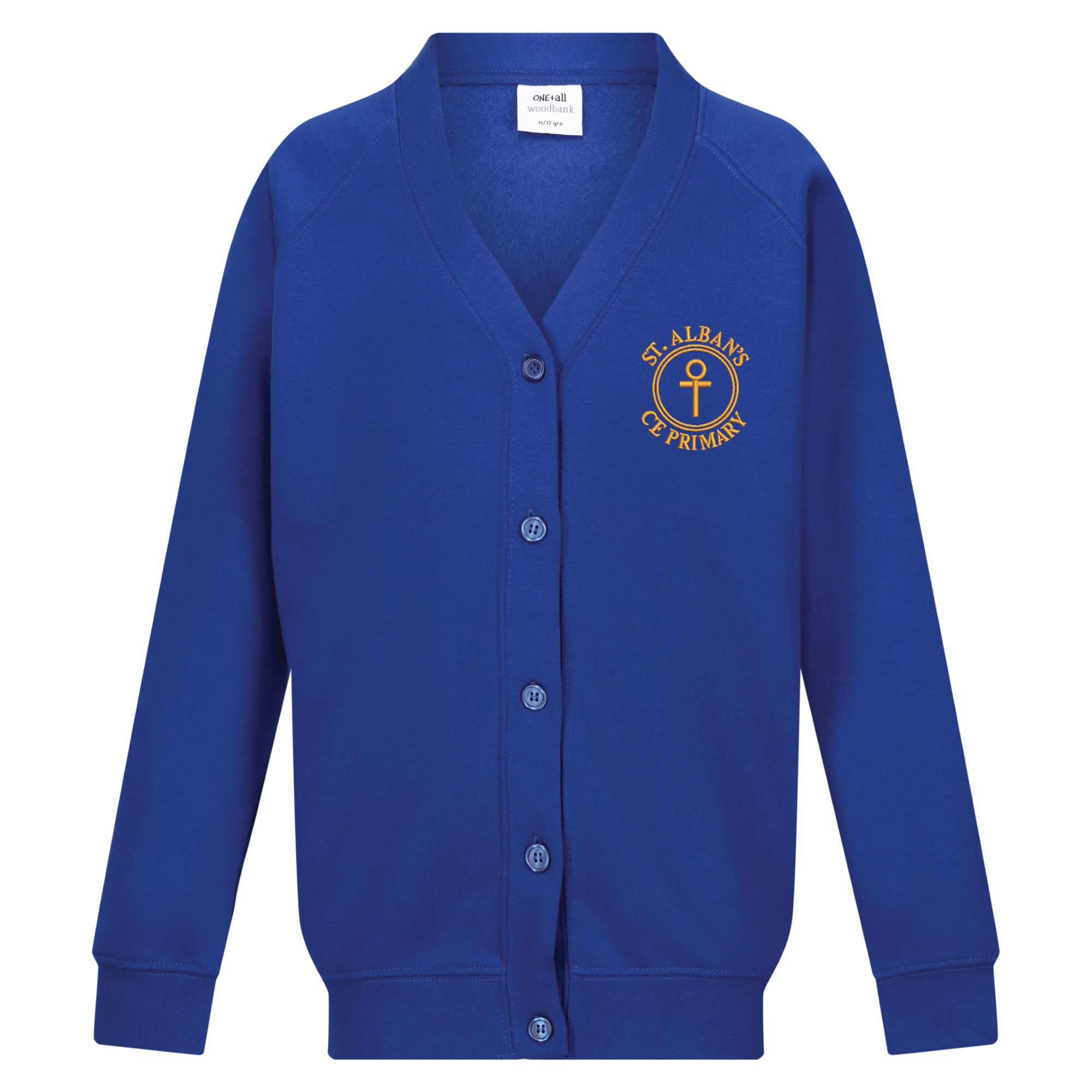 St Alban's CE Primary School - Sweat Cardigan – Earth Uniform