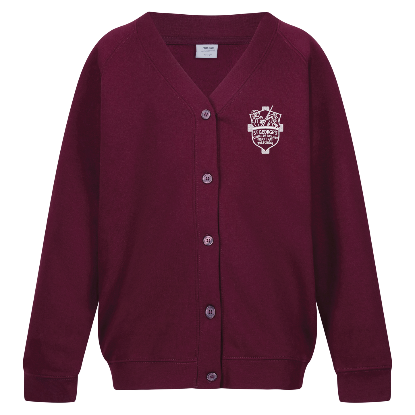 St George's C of E Infant and Preschool - Sweat Cardigan