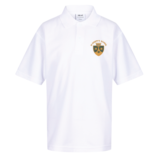 St Joseph's Catholic Primary School - Polo Shirt - White – Earth Uniform