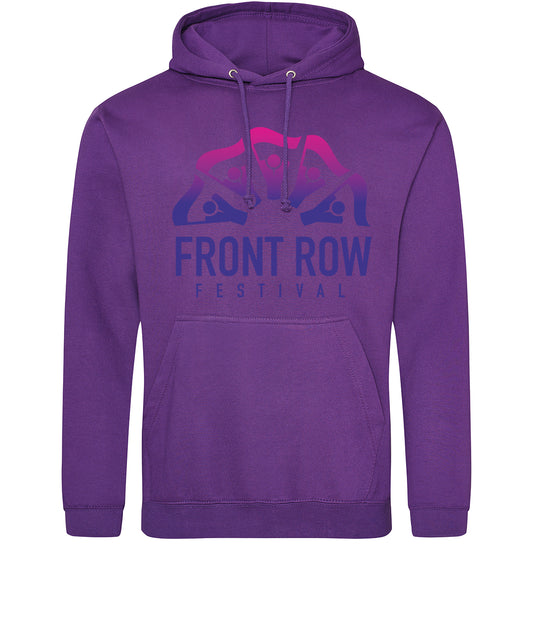 Adult Hoodie in purple - Front Row Festival