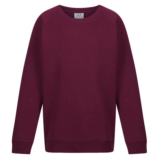 Burgundy - Crew Neck Sweatshirt