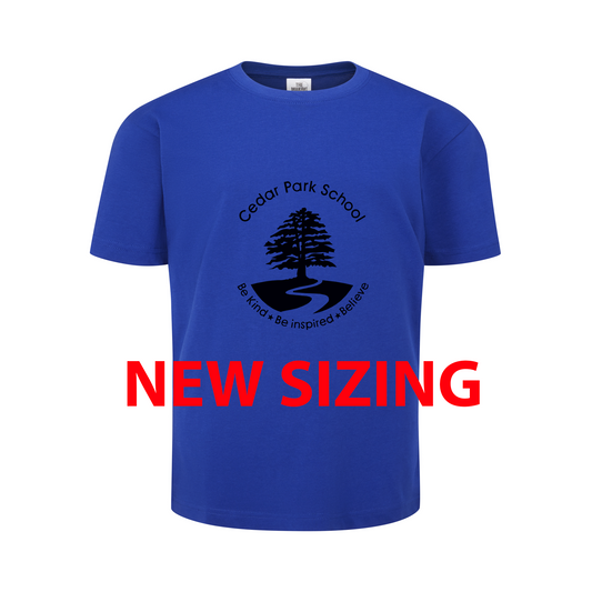 Cedar Park Primary School - Cotton Unisex T-Shirt Royal Blue