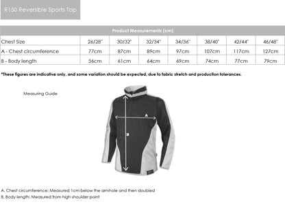 Navy/White - Fully Reversible Sports Top