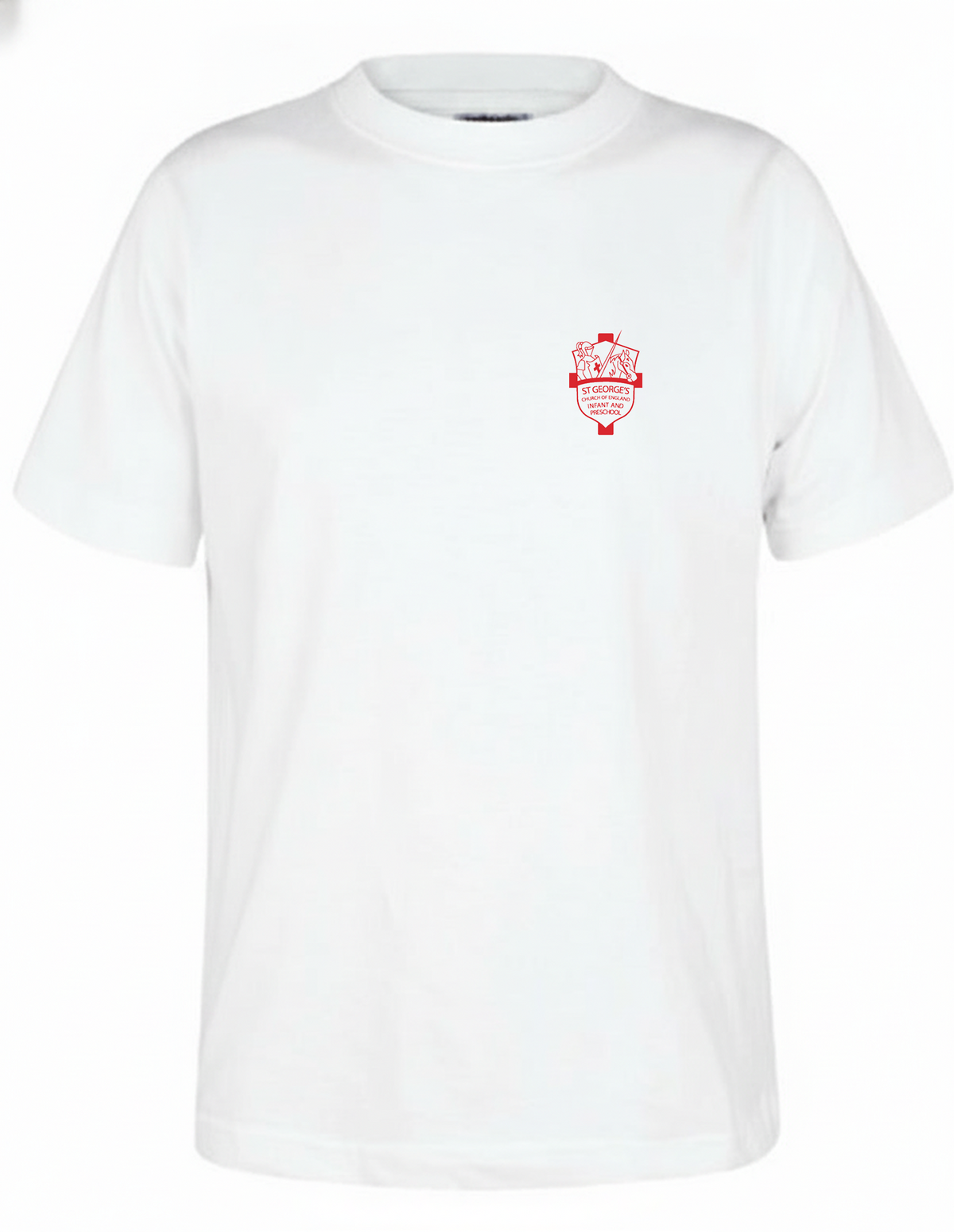 St George's C of E Infant and Preschool - Unisex Cotton T-Shirt NEW