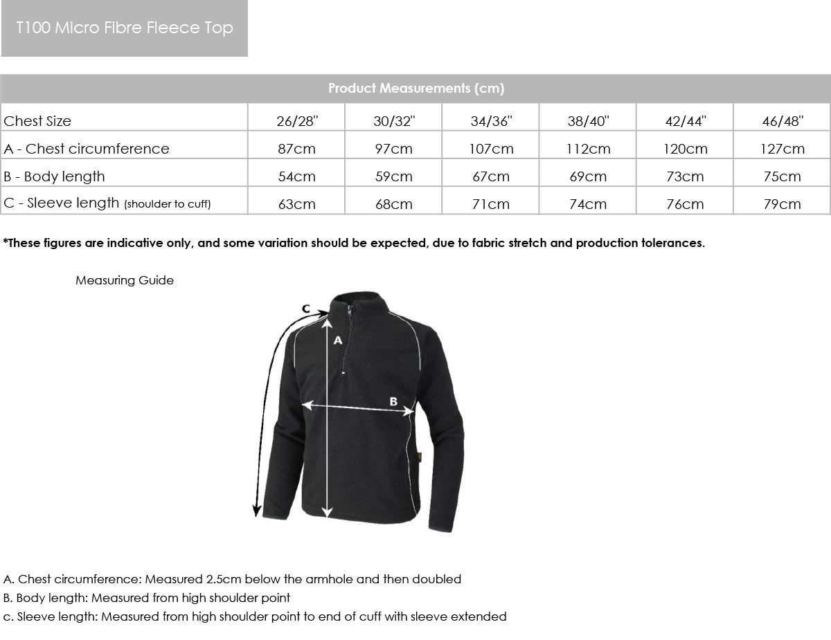 The Emmbrook School - T100 1/4 Zip Microfibre top