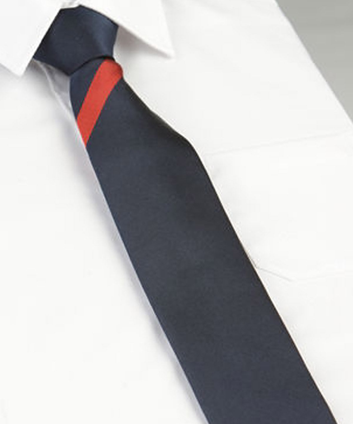 The Emmbrook School - Standard Tie - Navy / Red (Mercury) - School Uniform Shop