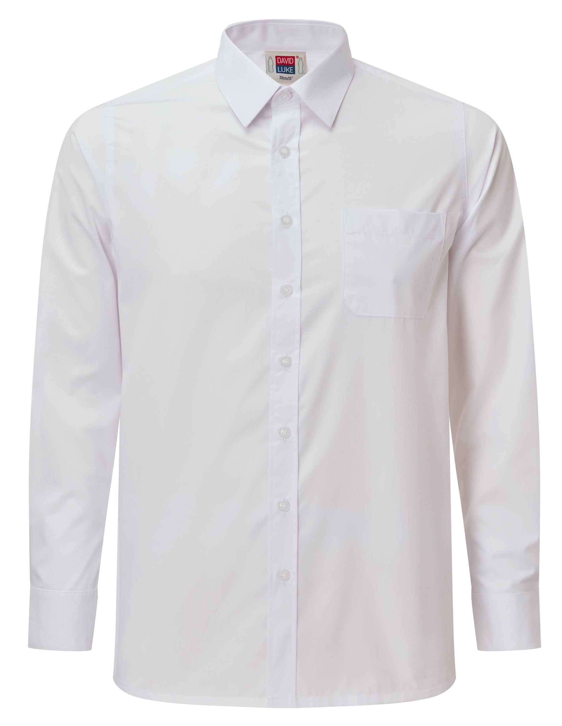 White- Boys' Long Sleeve Shirt (Twin Pack) - School Uniform Shop