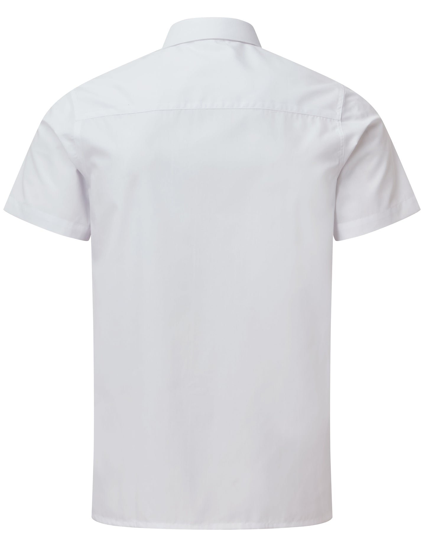 White - Boys' Short Sleeve Shirt (Twin Pack)