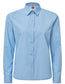 Blue - Girls' Long Sleeve Blouse (Twin Pack) - School Uniform Shop