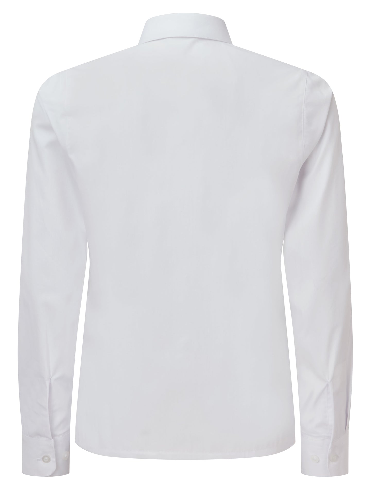 White - Girls' Long Sleeve Blouse (Twin Pack)