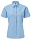 Blue - Girls' Short Sleeve Blouse (Twin Pack)