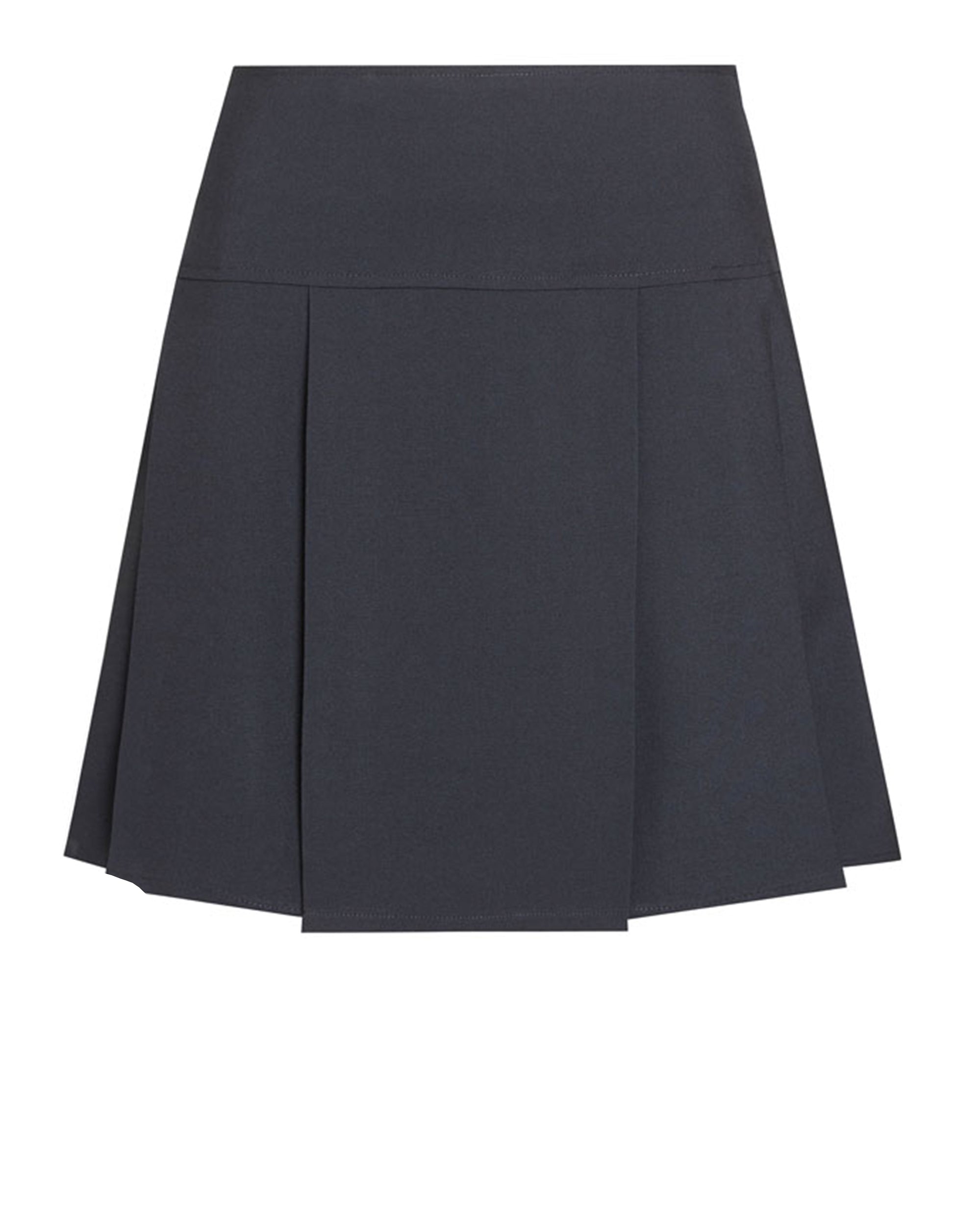 Navy Girls' Senior Drop Waist Pleated Skirt