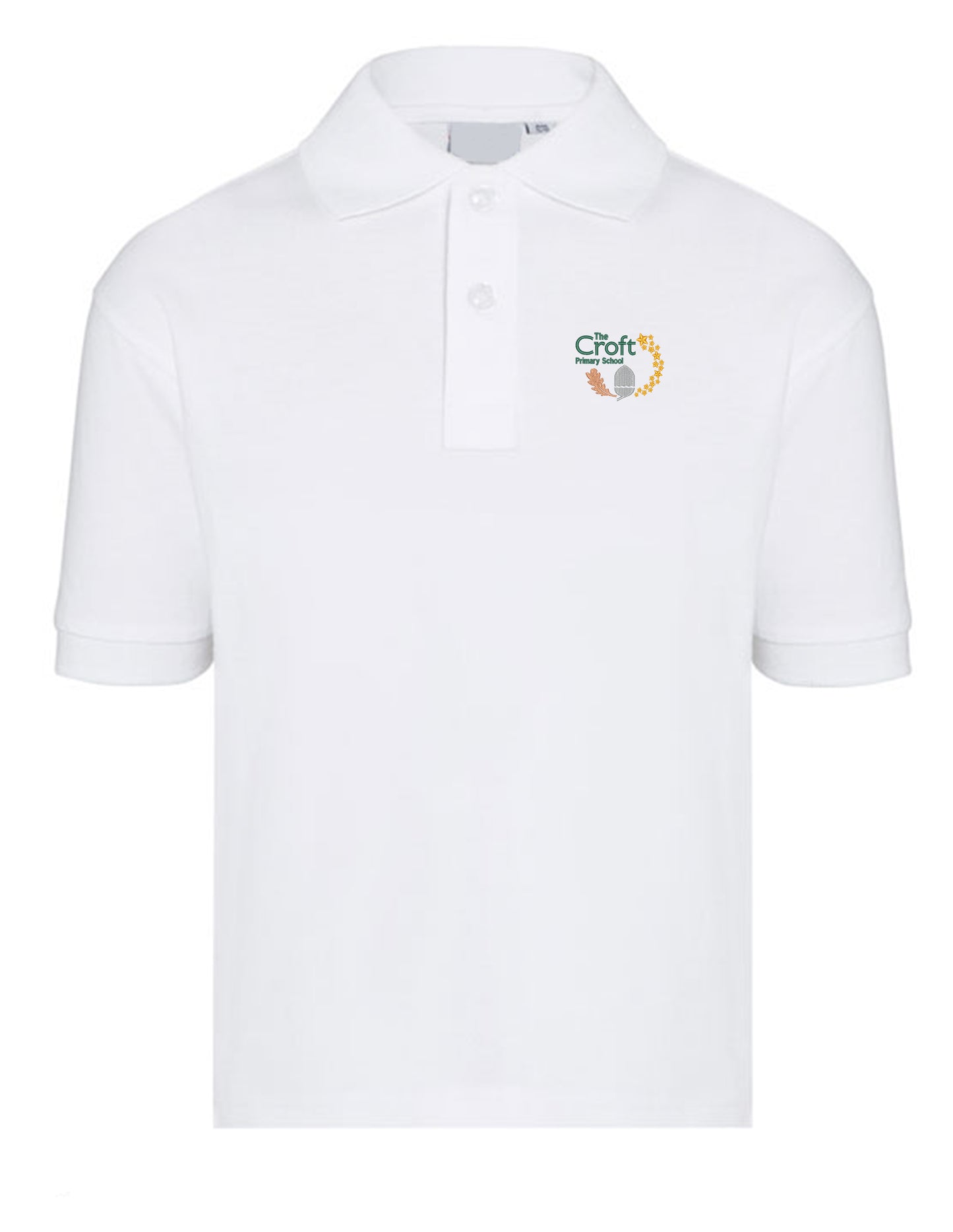 The Croft Primary School - White Polo Shirt - School Uniform Shop