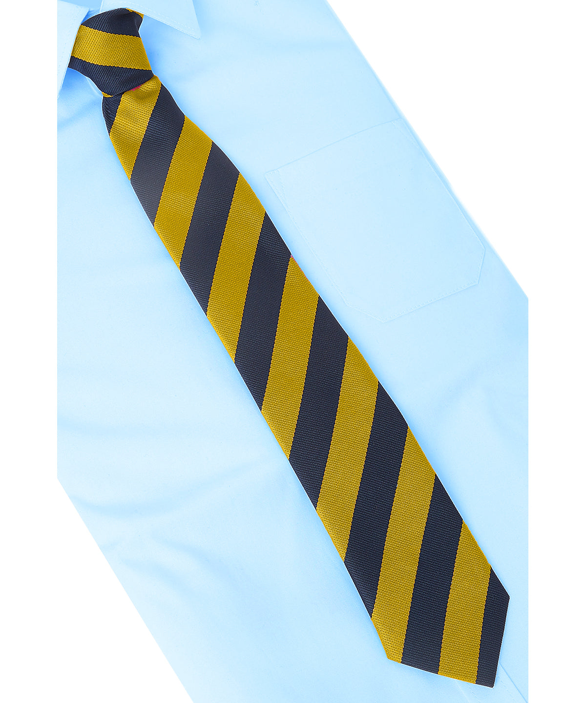 The Misbourne School - Tie - Clip-On - Navy/Gold