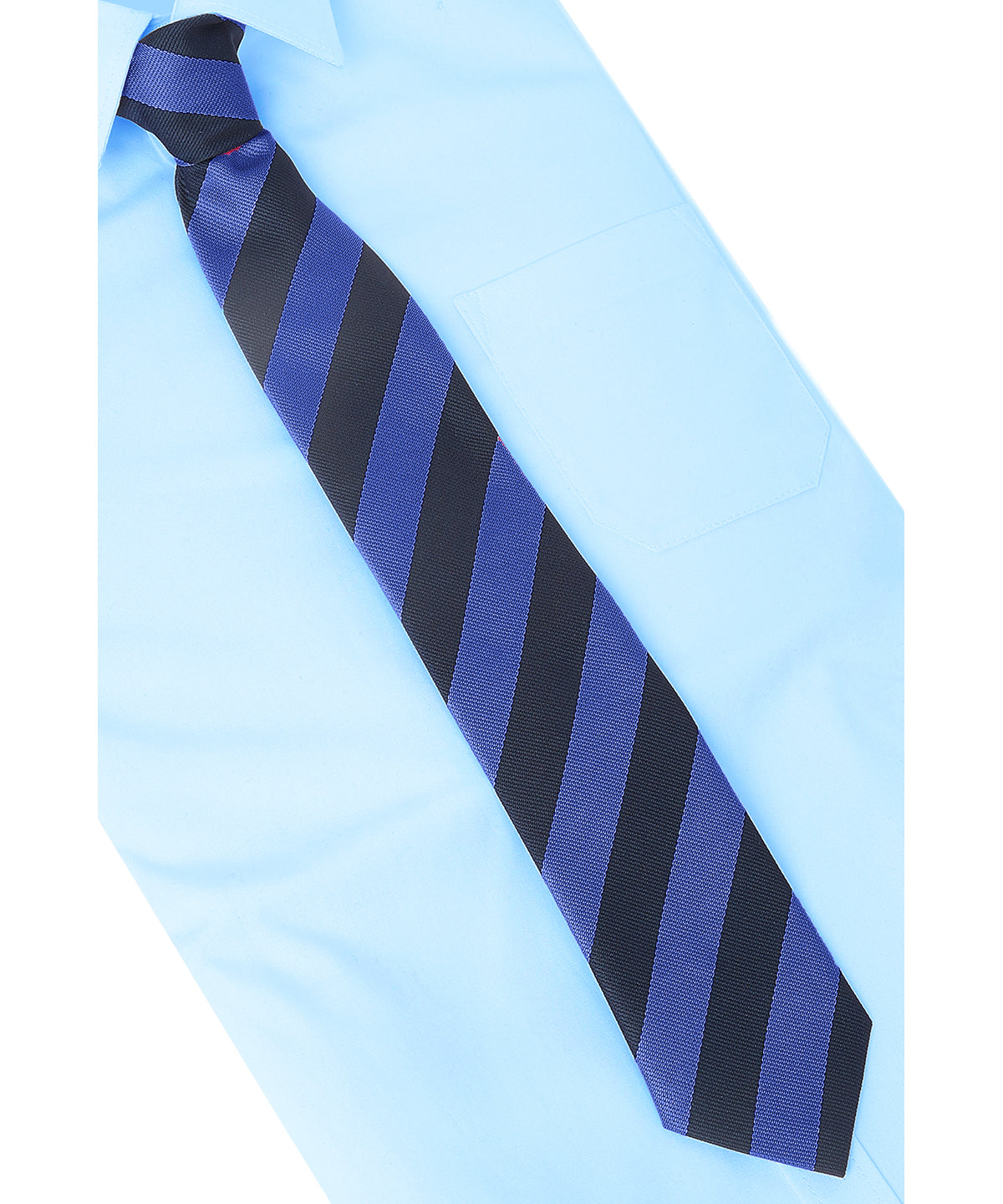The Misbourne School - Tie - Clip-On - Navy/Royal