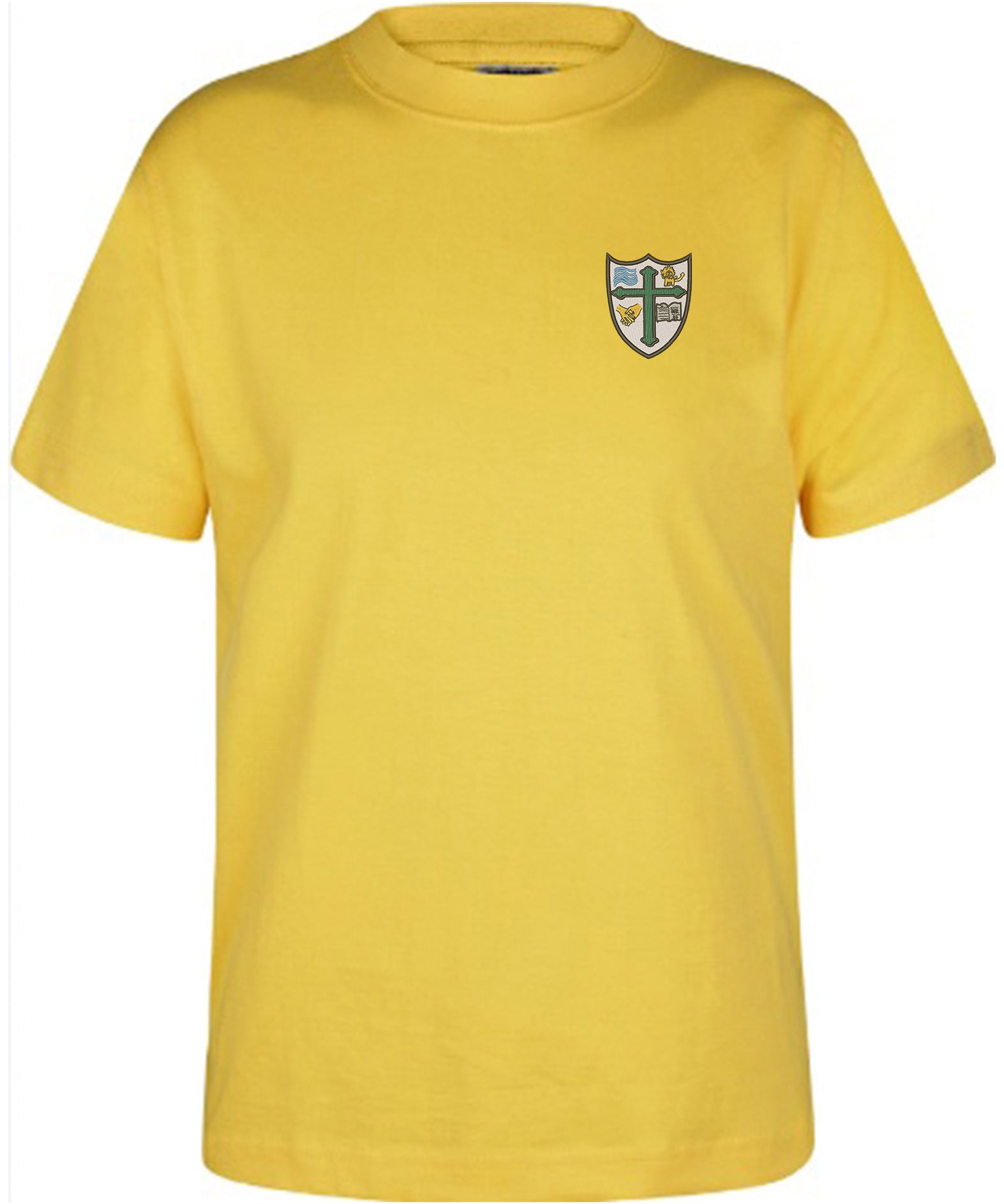 Highcliffe St Mark Primary School - Gold - Unisex Cotton T-Shirt - School Uniform Shop