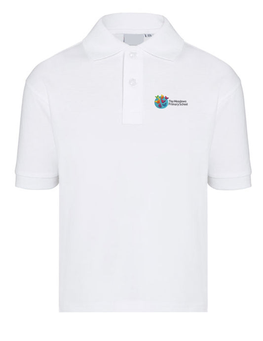 The Meadows Primary School - White Polo Shirt - School Uniform Shop