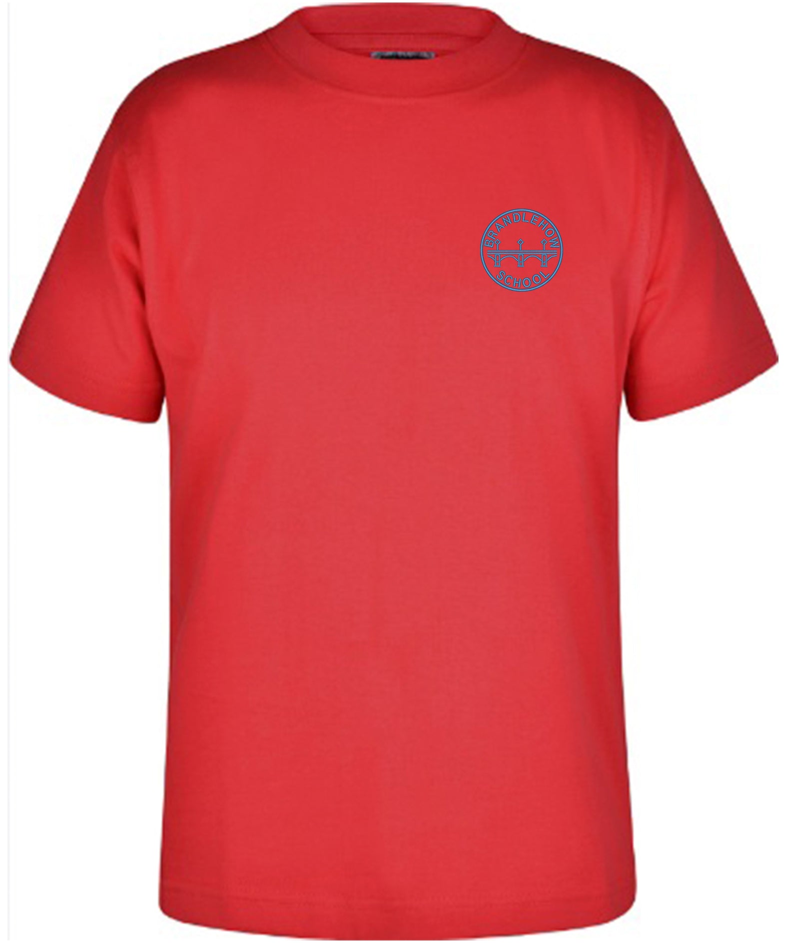 Brandlehow Primary School - Unisex Cotton T-Shirt - Red - School Uniform Shop
