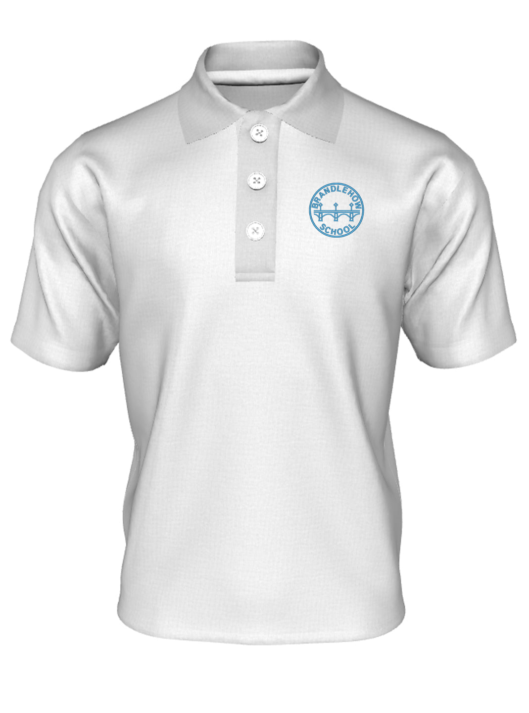 Brandlehow Primary School - Polo Shirt - White - School Uniform Shop