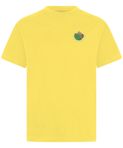 St George's Catholic Primary Voluntary Academy - Yellow T Shirt - School Uniform Shop