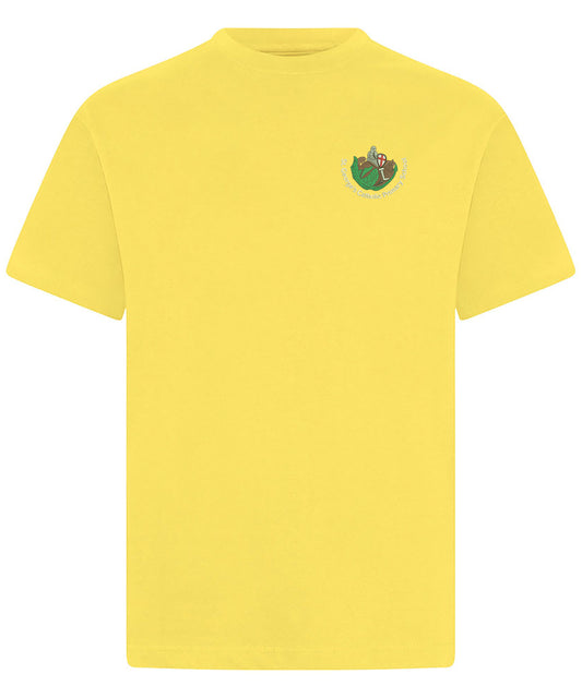 St George's Catholic Primary Voluntary Academy - Yellow T Shirt - School Uniform Shop
