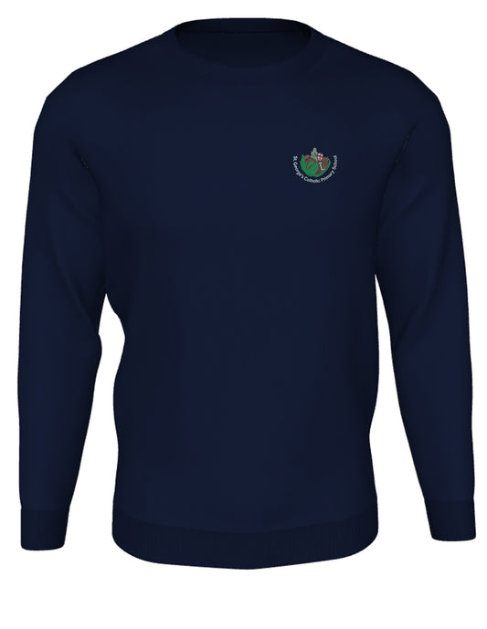 St George's Catholic Primary - Crew Neck Sweatshirt (reception only) - School Uniform Shop
