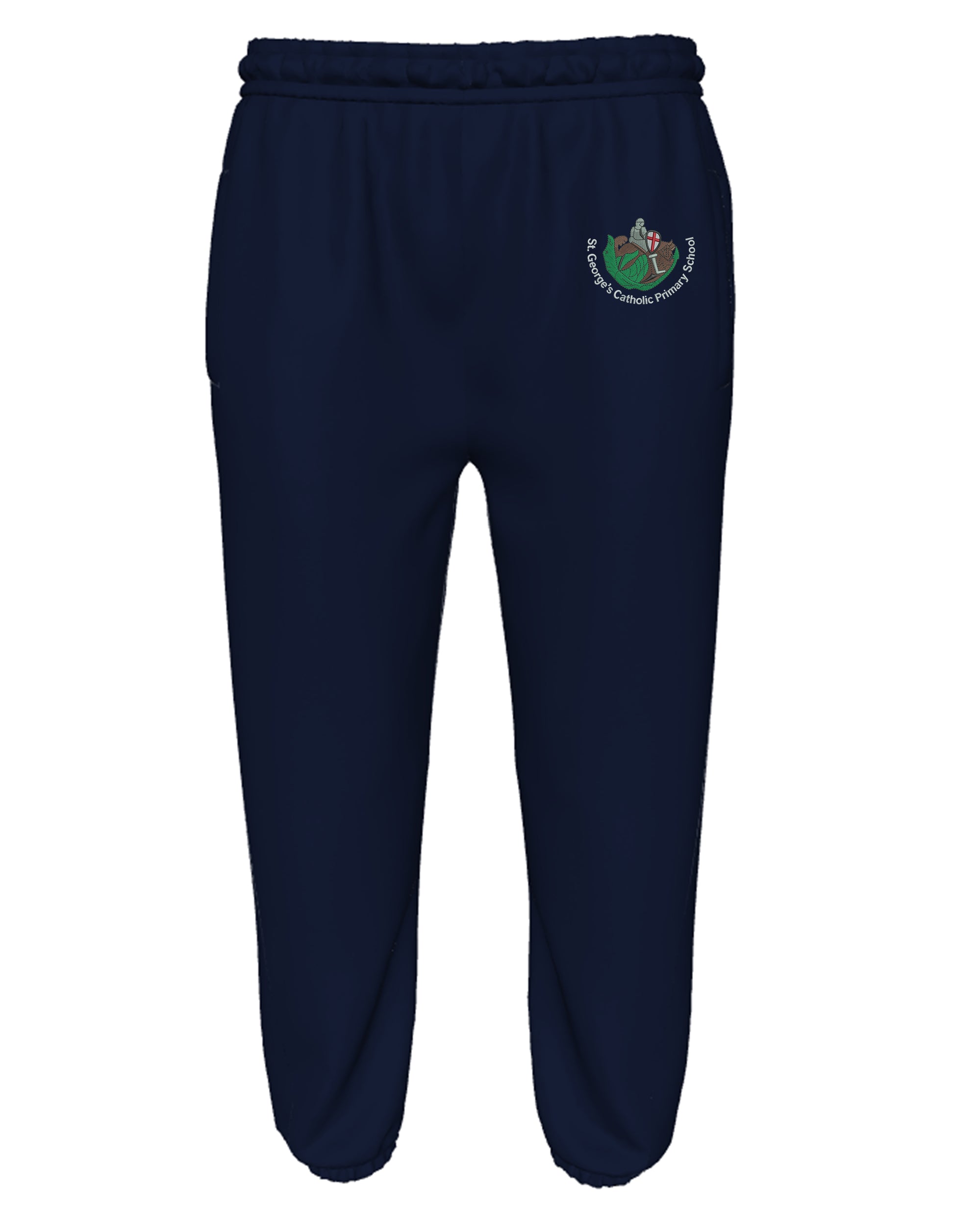 St George's Catholic Primary - Navy Joggers (reception only) - School Uniform Shop