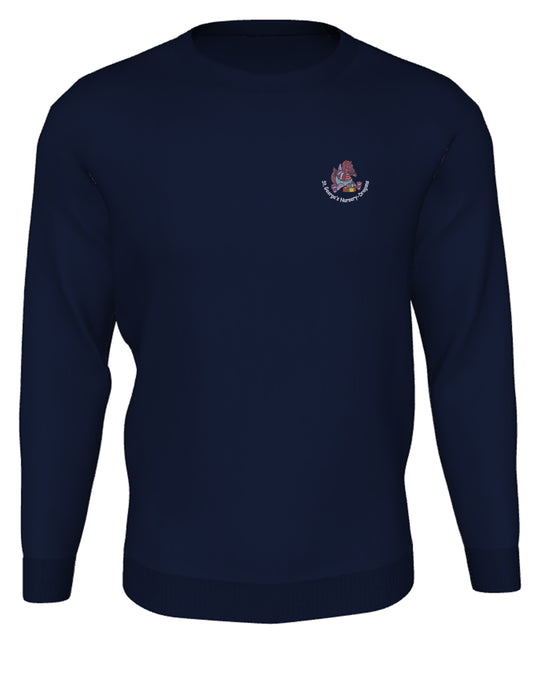 St Georges Catholic Primary Voluntary Academy - Dragons Nursery - Crew Neck Sweatshirt - School Uniform Shop
