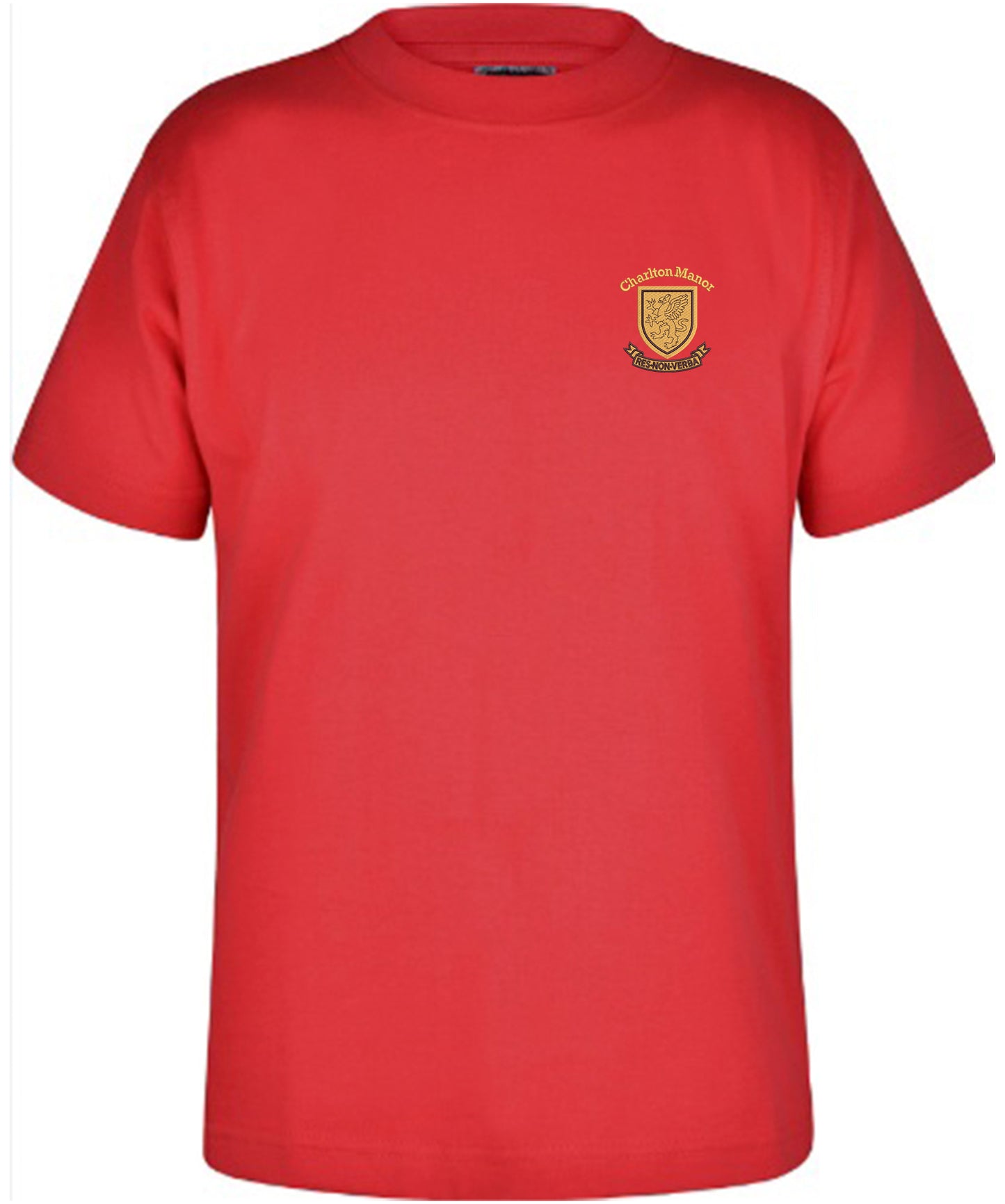 Charlton Manor Primary School - Unisex Cotton T-Shirt- Red